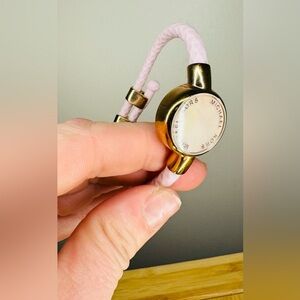 Michael Kors activity tracker gold-tone pink silicone band bracelet